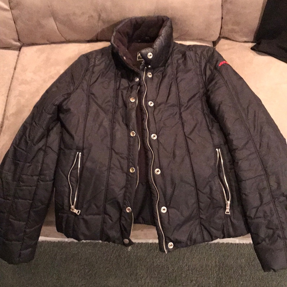 Black Guess bomber jacket